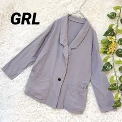 グレイル GLR★テーラードジャケット ジャケット 綿100％ M グレー 羽織