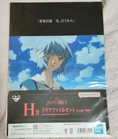 一番くじ エヴァンゲリオン新劇場版：序 H賞 クリアファイルセット　綾波レイ