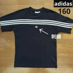 adidas キッズ Tシャツ ブラック 160のサムネイル
