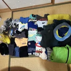 35点セットまとめ売り キッズ服セット90から110 靴、帽子、服、アウター