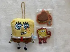 【スポンジボブ】ぬいぐるみ・一番くじラバーキーホルダーまとめ売り