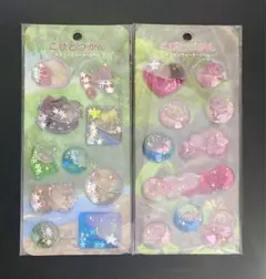 【新品・未開封】こびとづかん キラリンウォーターシール 2枚セット