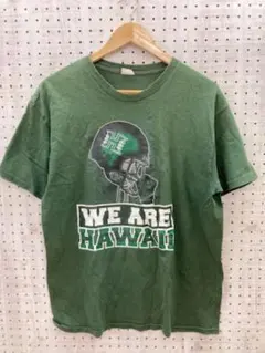 DELTA 古着 WE ARE HAWAII ハワイ大学 プリント 9Tシャツ