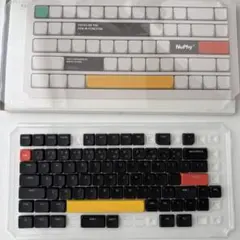 Nuphy シャインスルー PC キーキャップ (ブラック)