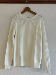 ★使用1回のみ★UNIQLO ユニクロ 綿ニット ユニセックス 長袖