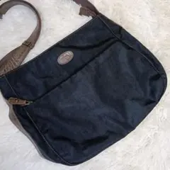 IBIZA イビザ 日本製 ナイロン＆クロコ型押牛革 ショルダーバッグのサムネイル