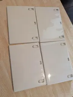 ホワイト DVDケース 4枚セット