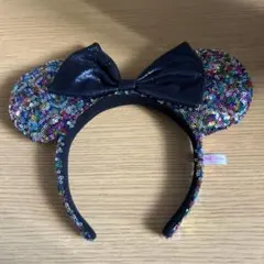 ミニーマウス風カチューシャ（スパンコール）