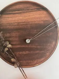 シルバー ボール型ペンダント ネックレス