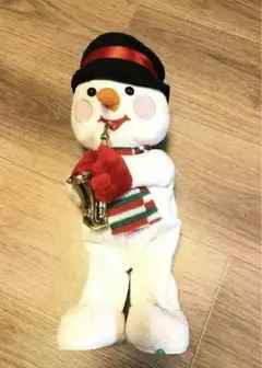 新品未使用 雪だるま 電動ぬいぐるみ クリスマスおもちゃ 歌う 踊る