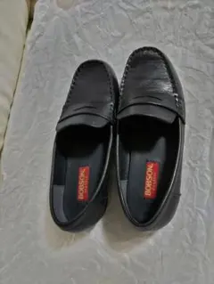 BOSSON ブラック ローファー