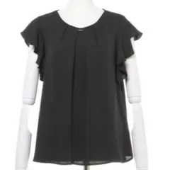 新品タグ付き INGNI フリル袖 ブラック トップス