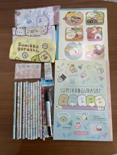 すみっコぐらし 文房具セット　ハンカチ付き