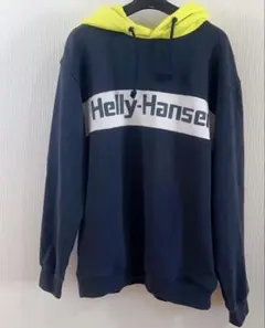 Helly Hansen フード付きパーカー Lサイズ ネイビーイエロー