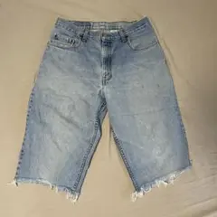 リーバイス560 Levis W34 デニムショートパンツ 青 メンズ