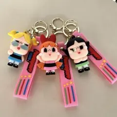 パワーパフガールズ クライベイビー　パワパフ　キーホルダー　3体セット