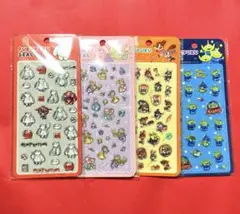 【難アリ】ぷくぷくシール ディズニー 4種セット