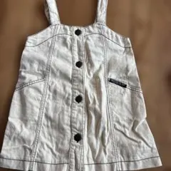 アイボリー ジャンバースカート サイズ90