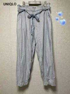 UNIQLO ストライプ イージーパンツ