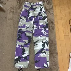 カーゴパンツ パープル迷彩　デジカモ　軍パン　Rothco