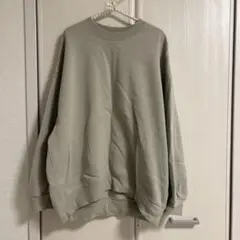 GU オーバーサイズスウェット プルオーバー Lサイズ ライトグリーン