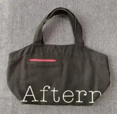 afternoontea トートバッグ　ブラック×ピンクのサムネイル