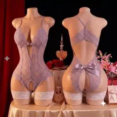 セクシー　コスプレ衣装　ハイレグ　オープンクロッチ　ストッキング付　正規品