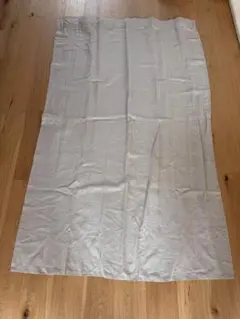 무지 료힌 헴프 플레인 위브 논플리티드 커튼/라이트 그레이 (폭 100 x 길이 178cm)