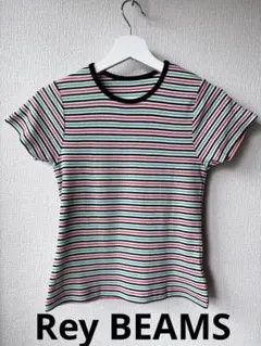 Ray BEAMS マルチボーダー リブTシャツのサムネイル