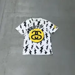 00s Old stussy 総柄　TRIBE プリント　半袖　tシャツ　メンズ