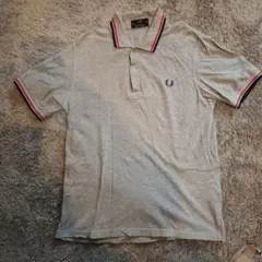 Fred Perry グレー ポロシャツ Mサイズ　英国製