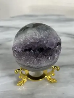 【超特大❗️】瑪瑙笑口　アメジスト共生　スフィア　丸玉　天然石 2026年最新】笑口スフィアの人気アイテム - メルカリ