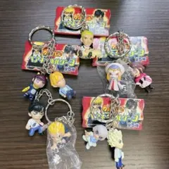 未使用】少年マガジン GTO鬼塚英吉など 9種 バンプレストキーホルダー 
