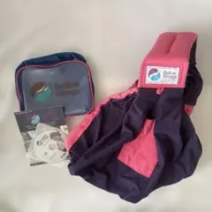 Baba slings ババスリング　抱っこ紐　ピンクネイビーのサムネイル