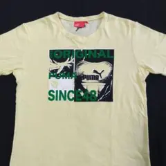 【PUMA・プーマ】Ｔシャツ　カットソー　プリント　刺繍　Ｌ