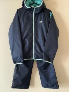 アディダス ウィンドブレーカー 上下セット レディース ジャージ 中綿 M
