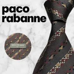 paco rabanne/パコラバンヌ ネクタイ グレー ストライプのサムネイル