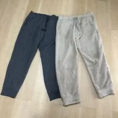①UNIQLOユニクロ　フリースイージーパンツ②UNIQLO スエットパンツ