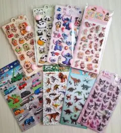 【新品】マシュマロシール、立体シール、おしりシールなど 10点セットまとめ売り