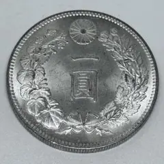 銀貨 明治十一年 大日本 硬貨 古銭 コイン 竜 蔵品 近代貨幣 一圓銀貨