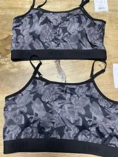 新品★PUMA プーマ　スポーツブラ　ハーフトップ　Lサイズ　2枚セット