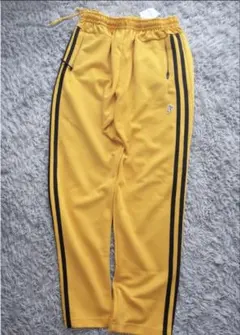 極美品】 #FR2 HYPE-fit ラインジャージトラック パンツ イエロー