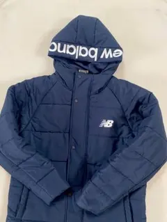 新品同様 New Balance ベンチコート Mサイズ ネイビー 防寒