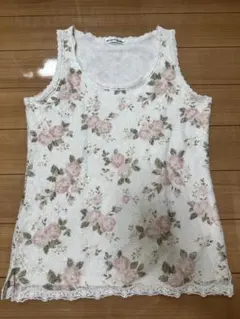 HEALTHY KAREN 花柄レース タンクトップのサムネイル