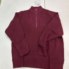 ジップアップセーター ニット