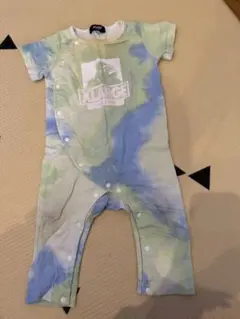 XLARGE タイダイ柄 80 エクストララージ　ラージ 半袖ロンパース