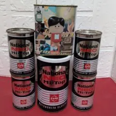 昭和レトロ National Hi-Top ナショナル NEO 貯金箱・乾電池 - メルカリ