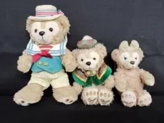 ダッフィー シェリーメイ ぬいぐるみ ストラップ 3点セット