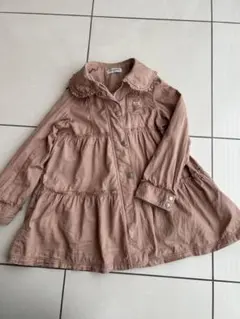 ポンポネット　フリル付きジャケット コート 130cm