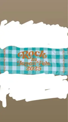 ROCK in Japan Fes 2025 タオル